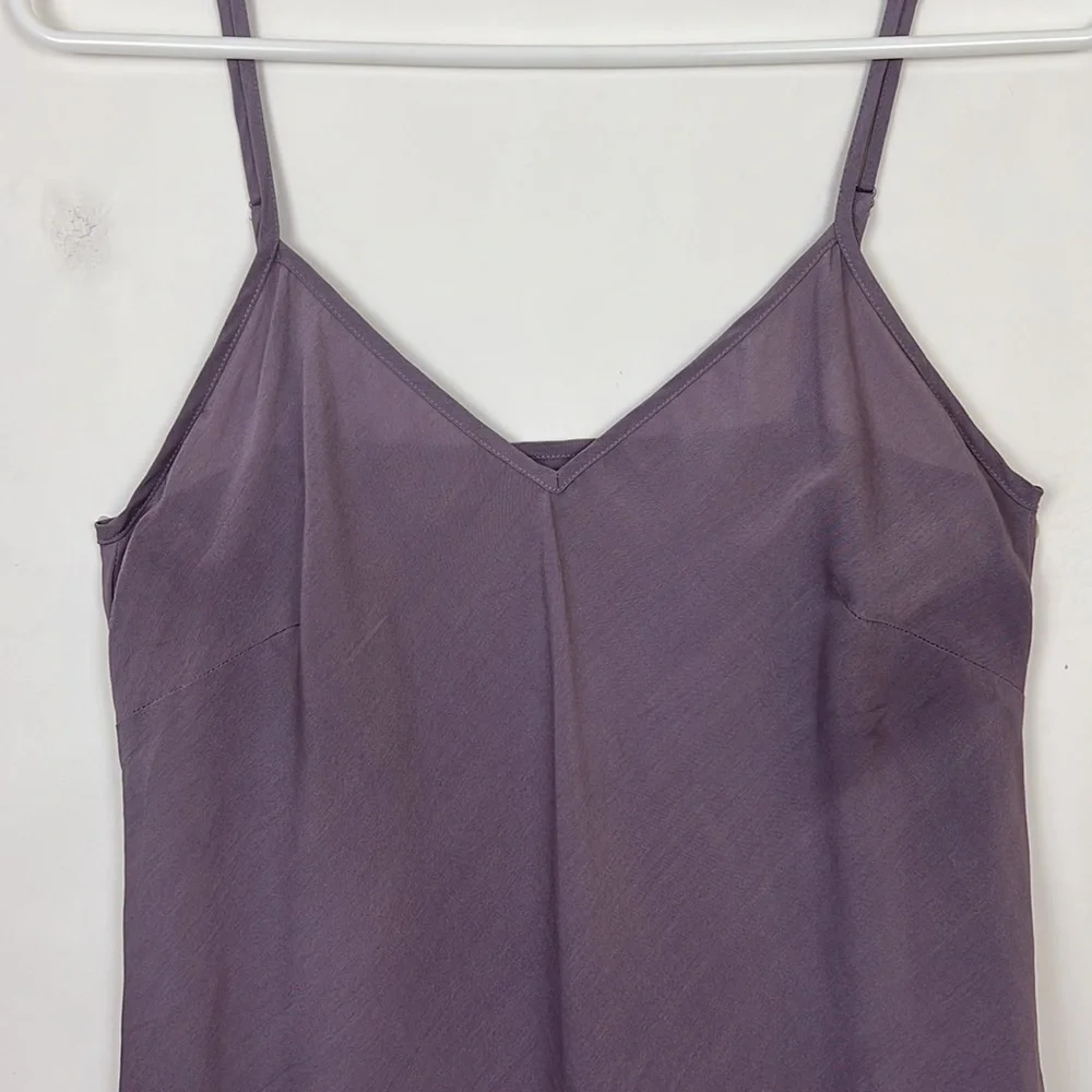 Tank top sheer lavender cami with adjustable straps S - Picture 3 of 7